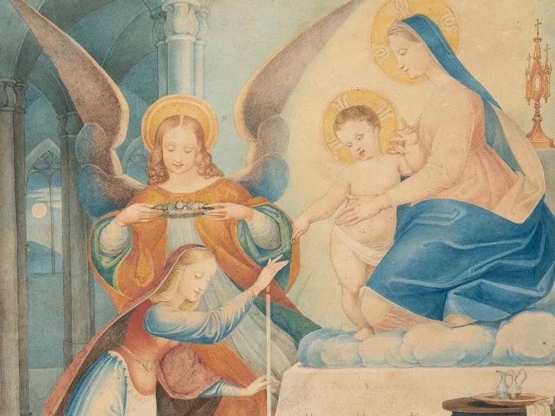 1778-Friedrich August von Klinkowström - Sposalizio di santa Caterina